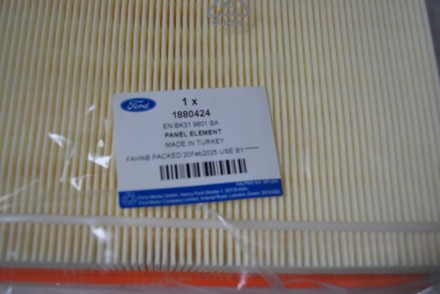 1880424 Ford Фільтр повітряний 2.2L Duratorq &quot;Transit 2014 -&quot;