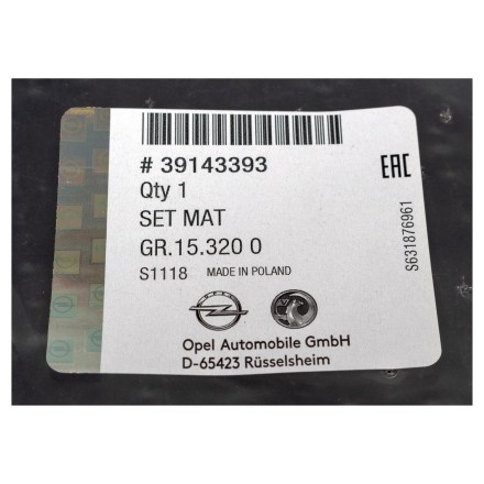 39143393 PSA КОМПЛЕКТ КИЛИМКІВ