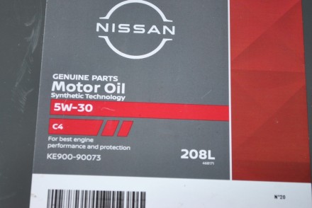 KE90090073 Nissan Олива моторна 5W30 DPF C4 208 л.