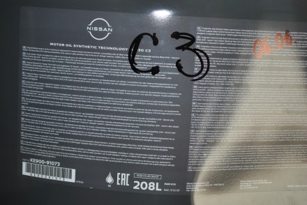KE90091073 Nissan Олива моторна 5W30 C3 208 л.