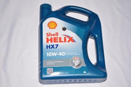 5011987860582 Royal Dutch Shell Моторне масло напівсинтетичне Shell Helix HX7 10w-40 4л 5011987860582