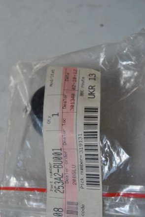 253A2BU001 Nissan Заглушка гнізда прикурювача