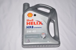 Олива моторна синтетична Shell Helix HX8  5w-40 4л 5011987860759