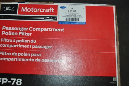5277386 Ford Фільтр салону &quot;Mustang 2015-&quot; (не актуальний)