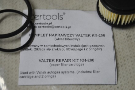 KN206P CERTOOLS Фільтруючий комплект