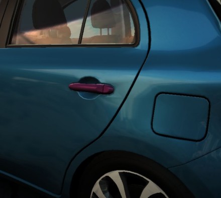 KE6051K053 Nissan Накладки на ручки двери задние (K13) KE6051K053 Nissan