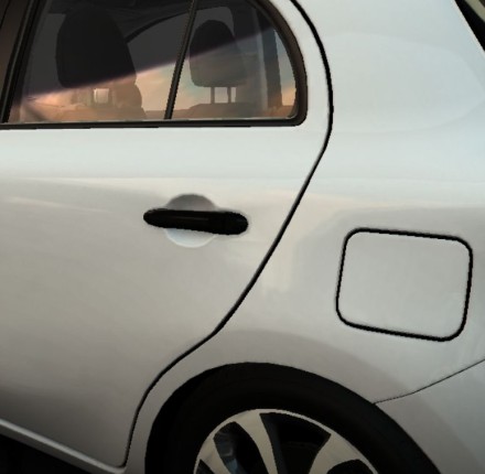 KE6051K053 Nissan Накладки на ручки двери задние (K13) KE6051K053 Nissan