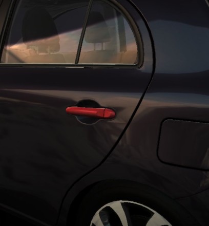 KE6051K053 Nissan Накладки на ручки двери задние (K13) KE6051K053 Nissan