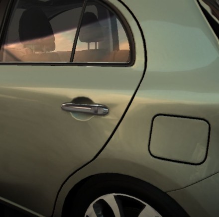 KE6051K053 Nissan Накладки на ручки двери задние (K13) KE6051K053 Nissan