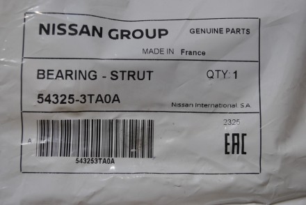 543253TA0A Nissan Підшипник  опорний