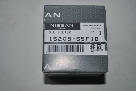 1520865F1B Nissan Фільтр оливний