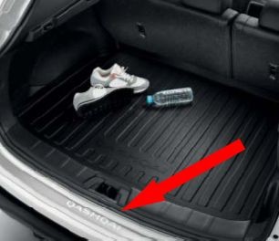 KE9674E530 Nissan Захисна накладка на задній бампер J11 KE9674E530 Nissan