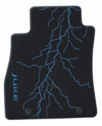 Килимки велюрові чорні F15 (синійй логотип) KE7451K308 Nissan