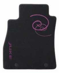 Килимки велюрові чорні F15 (фіолетовий логотип) KE7451K307 Nissan