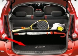 Коврик багажника велюр черный F15 4WD KE8401K001 Nissan