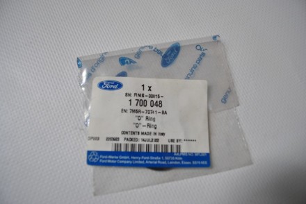 1700048 Ford Кільце ущільнювальне блоку клапанів АКПШ &quot;Kuga 12-/Mondeo 11-/Edge 15-&quot;