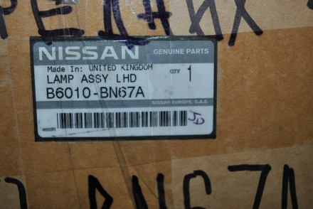 B6010BN67A Nissan К-кт передних фар N16