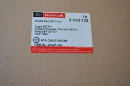 Колодки гальмівні передні Motorcraft &quot;Focus 2011-2