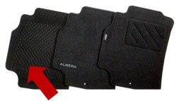 К-т резиновых  ковров KE74495F89NS Nissan