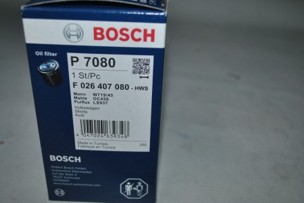 F026407080 Bosch Фільтр масляний