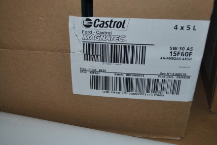 15f60f Ford Мастило моторне синтетичне Magnatec 5W-30 5л (WSS-M2C913-D)