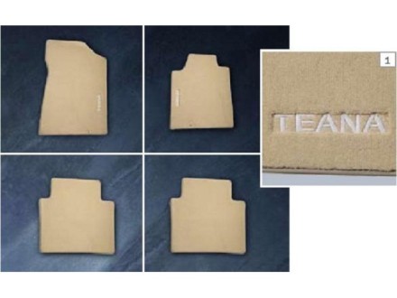 KE745JN081 Nissan Коврики велюровые бежевые KE745JN023 Nissan