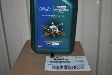 15f73c Ford Мастило моторне синтетичне Magnatec 0W-20 5л (WSS-M2C952-A1)