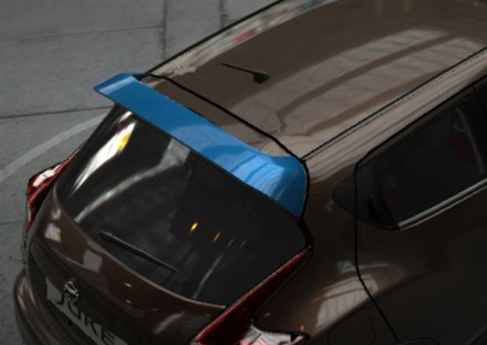 KE6151KA00 Nissan Спойлер даху F15/F15МС KE6151KA00 Nissan