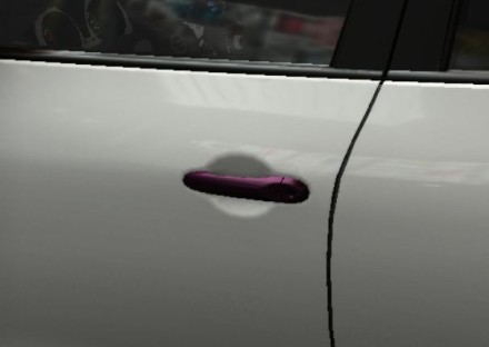 KE6051K052 Nissan Оранж. накладки на ручку двери F15 с инт. ключ. KE6051K052OR Nissan