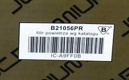 B21056PR JC PREMIUM Фільтр повітряний B21056PR JC Premium