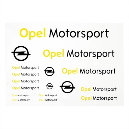 OC10997 Verticas Motorsport листи A4-наклейки