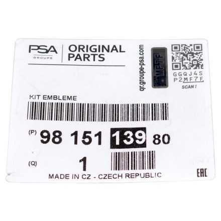 9815113980 PSA ЕМБЛЕМА
