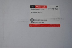 Колодки гальмівні передні Motorcraft &quot;Ranger 2011-&quot;(не актуальний)