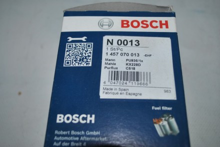 1457070013 Bosch Фільтр паливний