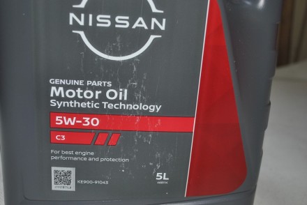 KE90091043 Nissan Олива моторна 5W30 C3 5 л.