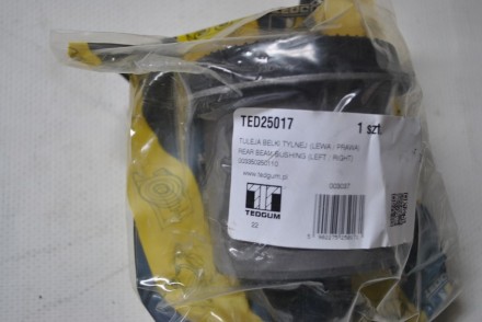 ted25017 TEDGUM Сайлентблок задньої балки
