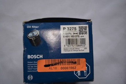 0451103275 Bosch Масляний фільтр 0 451 103 275 Bosch