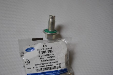2505995 Ford Зливна пробка масла DOHC &quot;Mondeo2007-/Focus 2011-&quot;